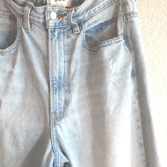 Urban Outfitters BDG High Rise Loose Baggy Oversized Distress Wide Leg Jeans 28 - Picture 4 of 12